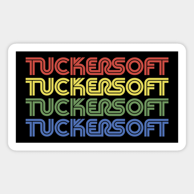 Tuckersoft - Retro - Black Mirror: Bandersnatch Magnet by Dopamine Creative